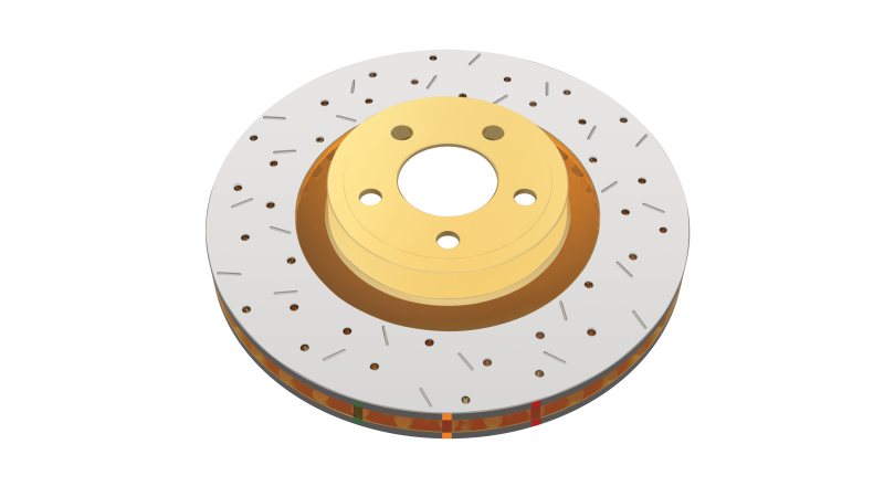DBA Front 4000 Series Drilled & Slotted Rotor (Normal Susp / A/T)