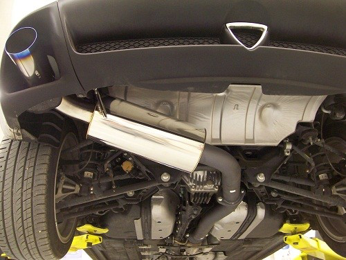 HKS RX8 75mm Single Ti-Tip Hi Power Cat-back Exhaust (SUS304 NO COATING)