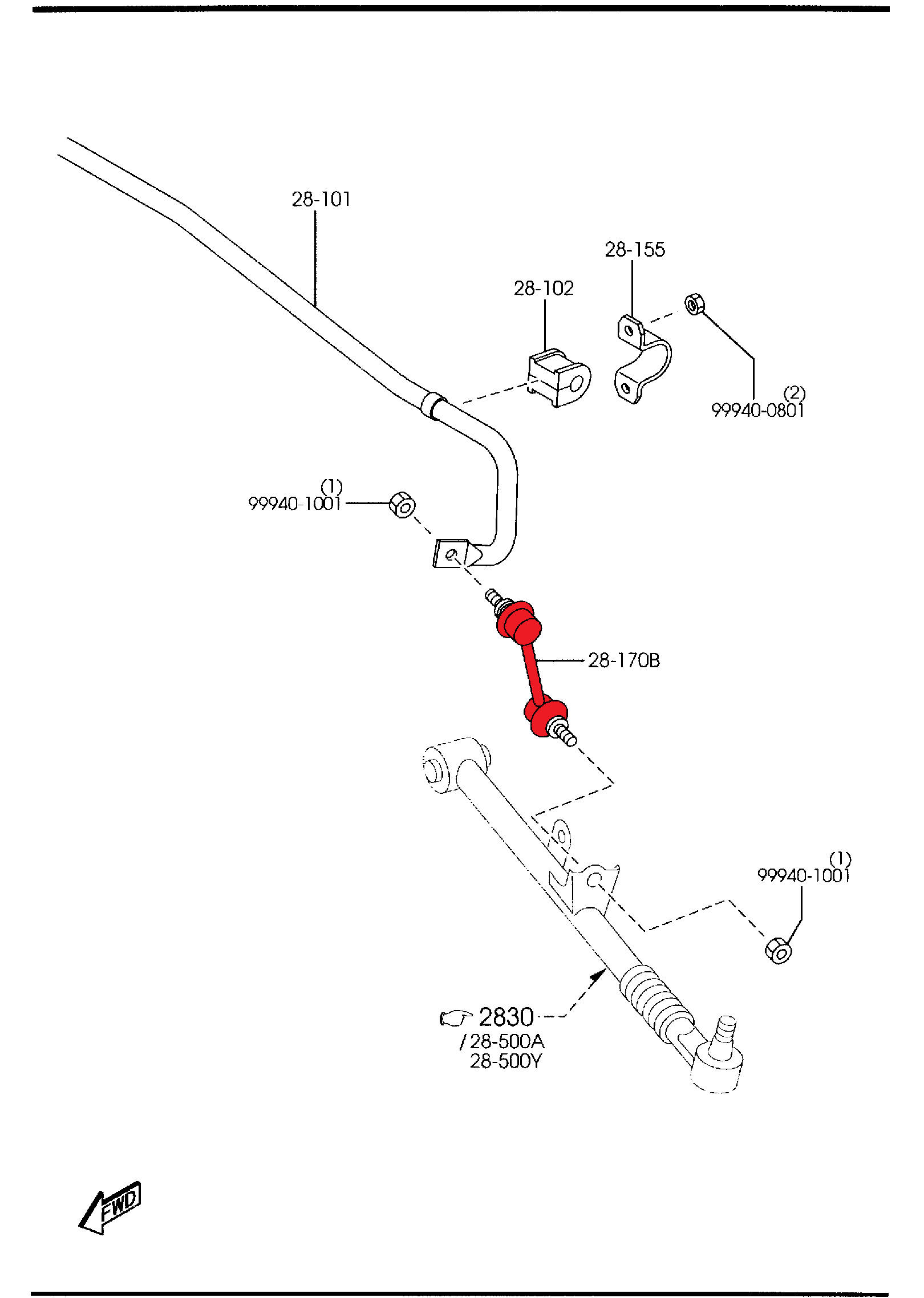 SPL Parts Front/Rear Sway bar End links