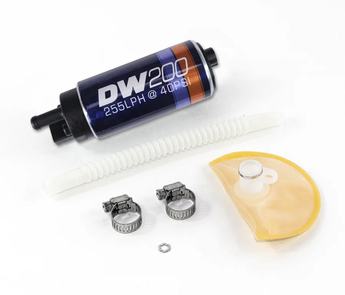 DeatschWerks DW200 255 LPH In-Tank Fuel Pump w/ Install Kit