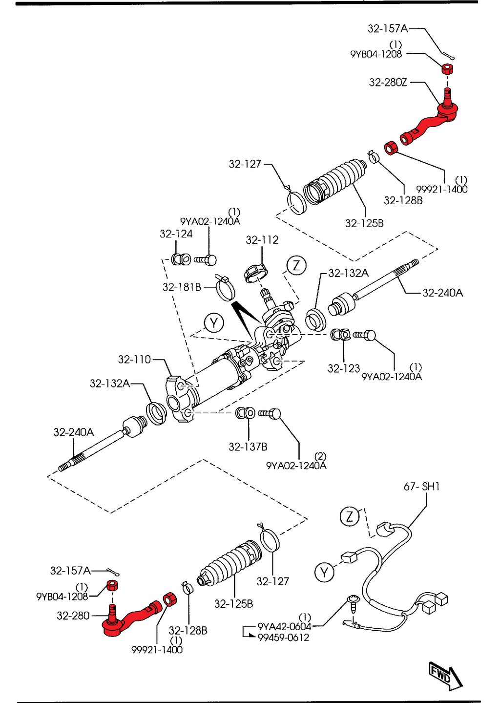 SPL Parts Front Tie Rod Ends (Toe)